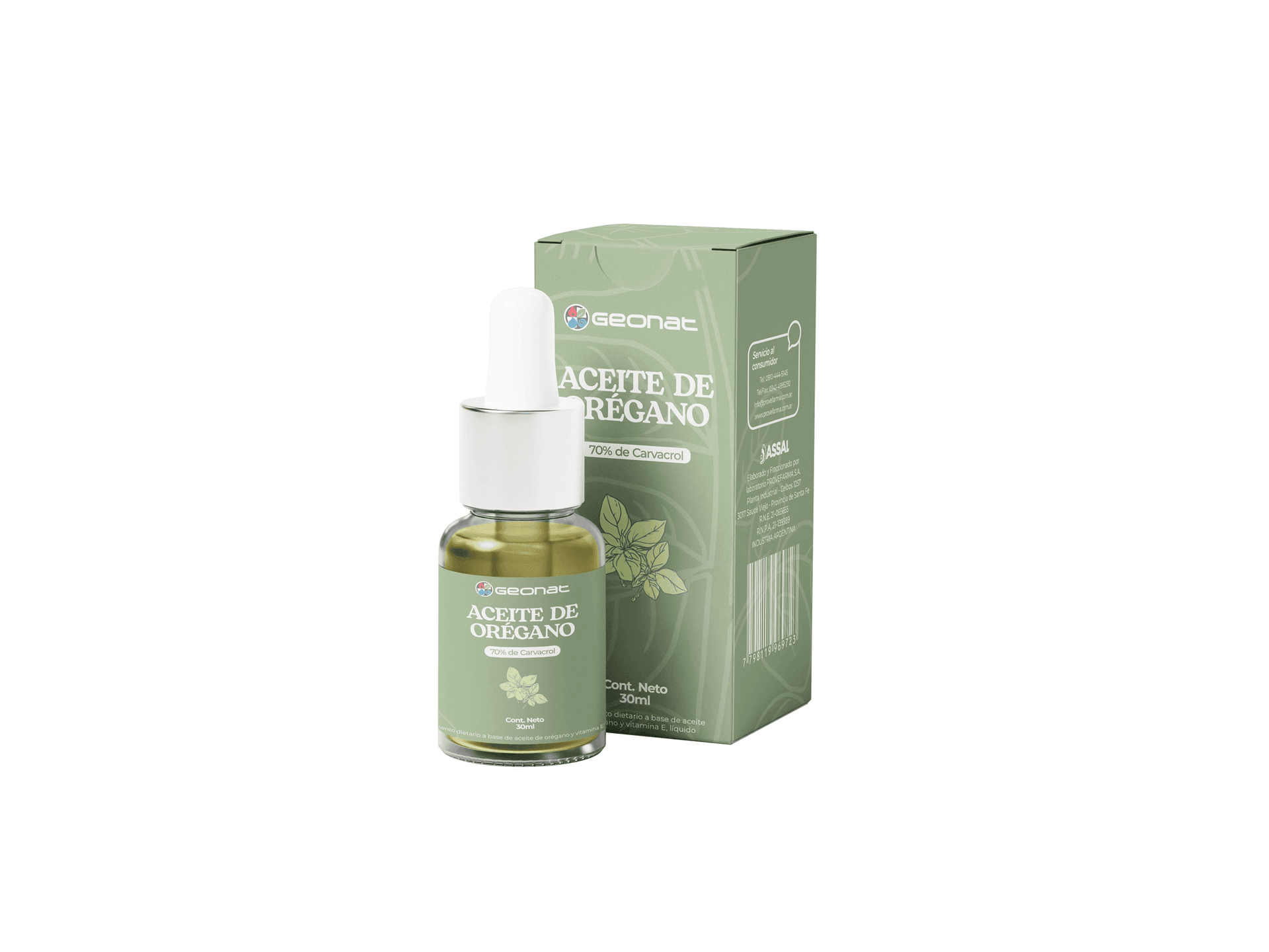 Aceite de Orégano 30 ml - Producto natural GEONAT SUPLEMENTOS - Precio $16.650,00 por unidad - Vida Saludable Villa Regina