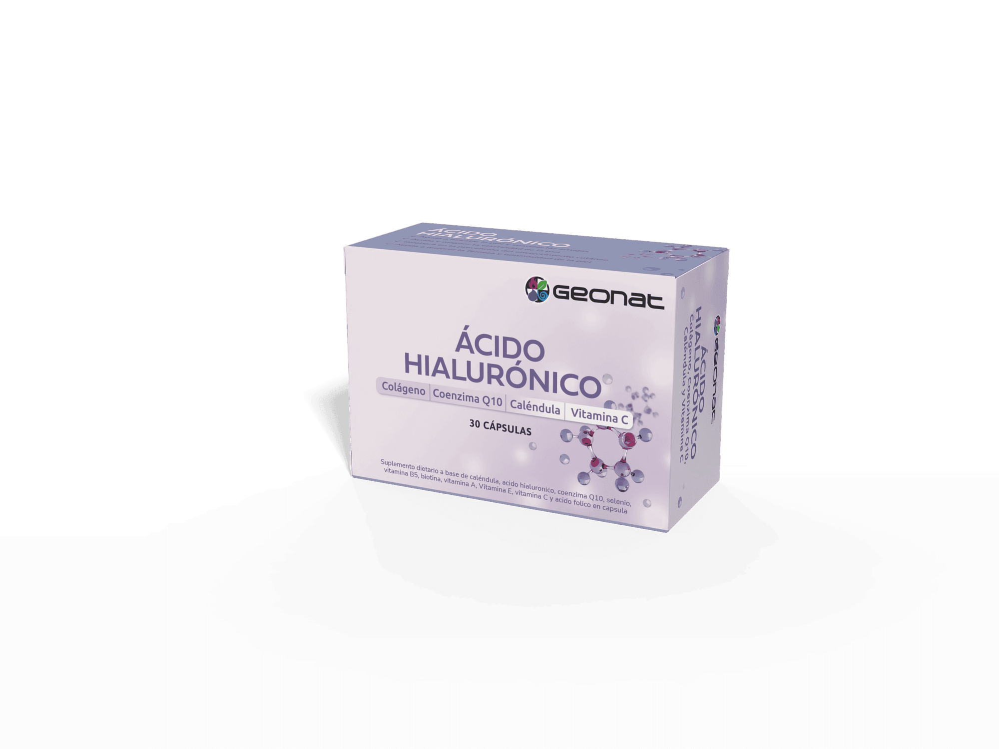 Ácido Hialurónico (30 caps) - Producto natural GEONAT SUPLEMENTOS - Precio $15.800,00 por unidad - Vida Saludable Villa Regina